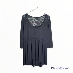 Torrid waffle knit Henley size 0